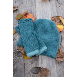 Set Sherpa hat and gloves -...