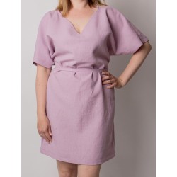 Dress Linen Love - lilac